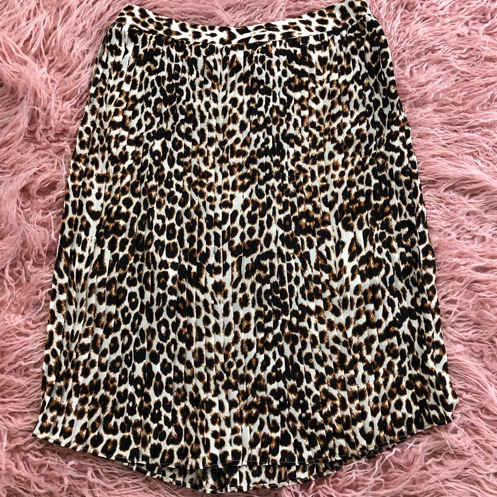 Express Pleated Midi Skirt